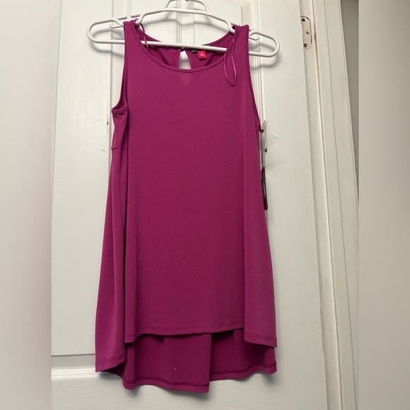 Vince Camuto Tops - NWT Vince Camuto Pink Asymmetrical Sleeveless Tank Top